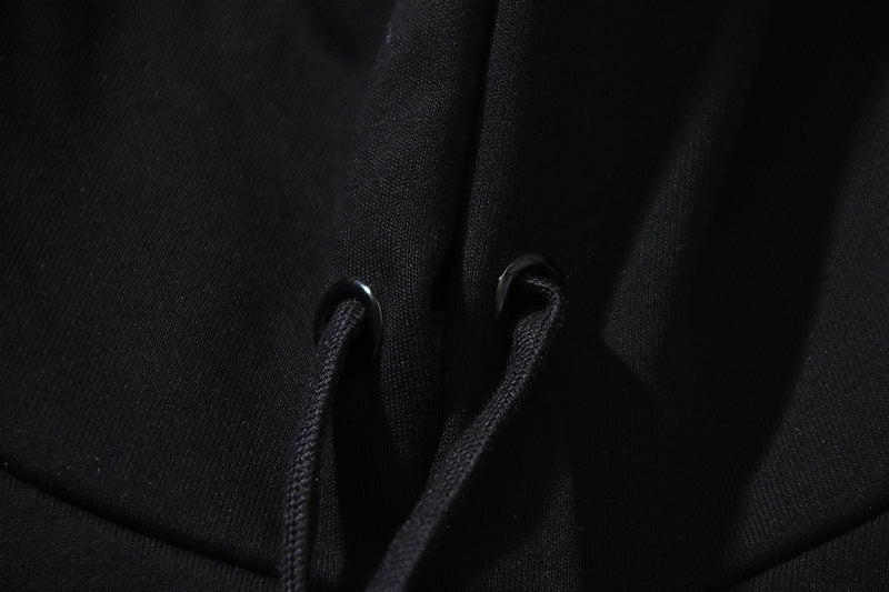 OFF WHITE Globe Hands Graphic Hoodie – White & Black